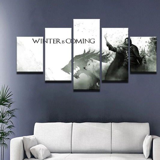 Game of Thrones Winter is Coming Wall Art Canvas