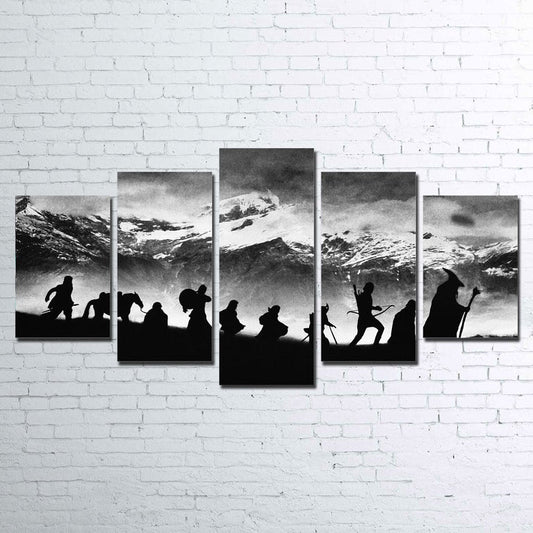 Lord Of The Rings Mountain Wall Art Canvas