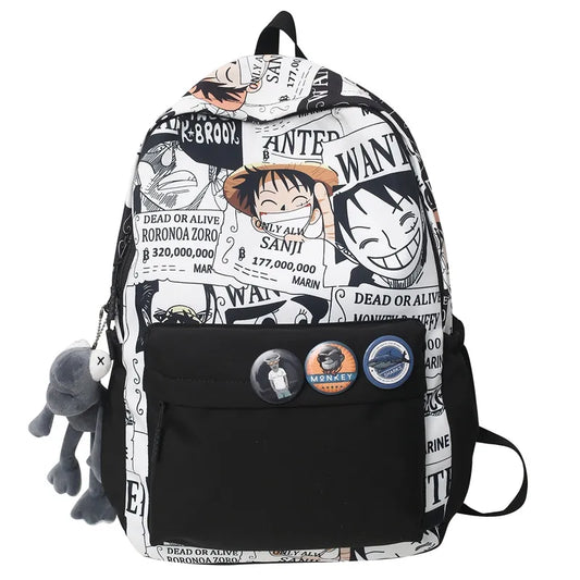One Piece Luffy Printing Backpack