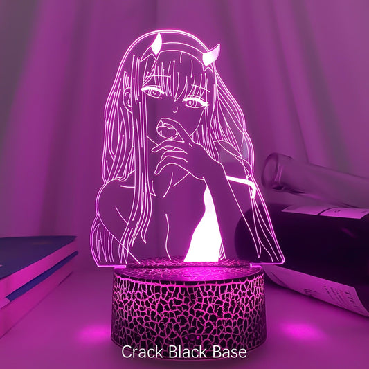 Zero Two Darling In The Franxx 3D Lamp
