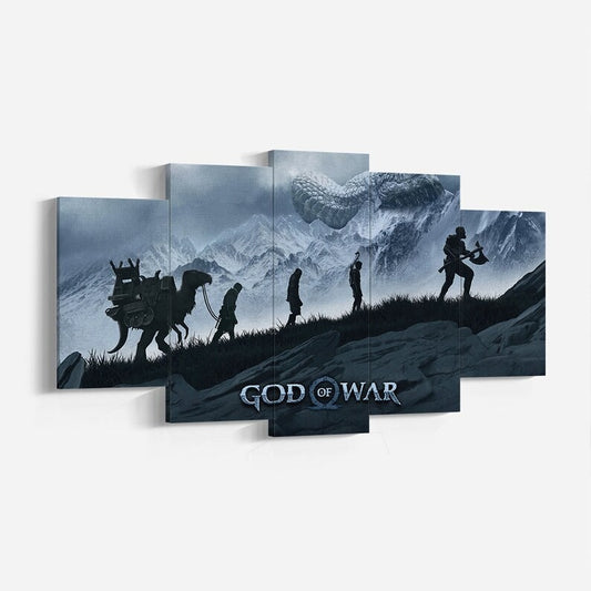 God of War Ragnarok Wall Art Canvas