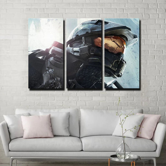 Halo Master Chief Wall Art Canvas