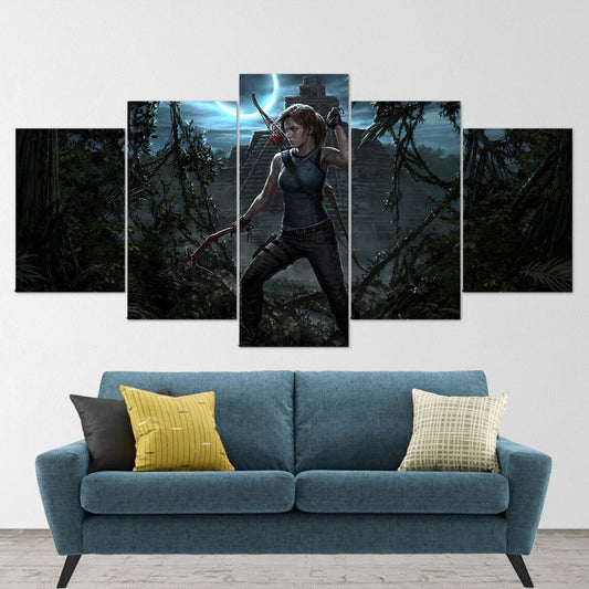 Shadow of the Tomb Raider Lara Croft Wall Art Canvas
