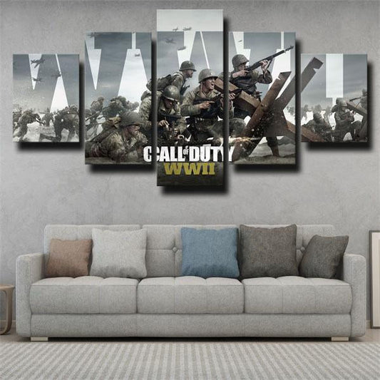 Call of Duty WWII Wall Art Canvas 1
