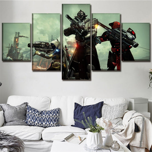 Destiny Characters Wall Canvas