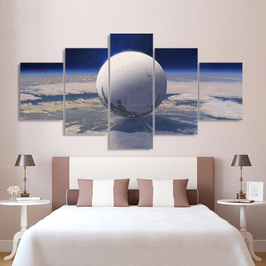 Destiny Planetscape Wall Canvas