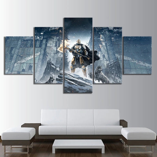 Destiny Rise of Iron Wall Canvas