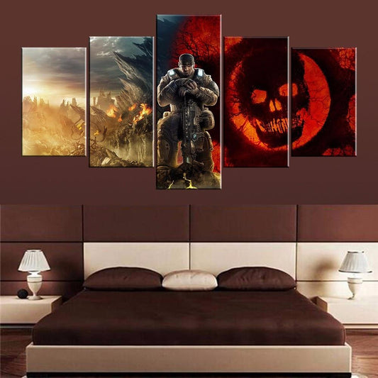 Gears of War 3 Wall Art Canvas