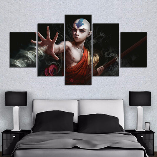 Avatar The Last Airbender Aang Wall Art Canvas