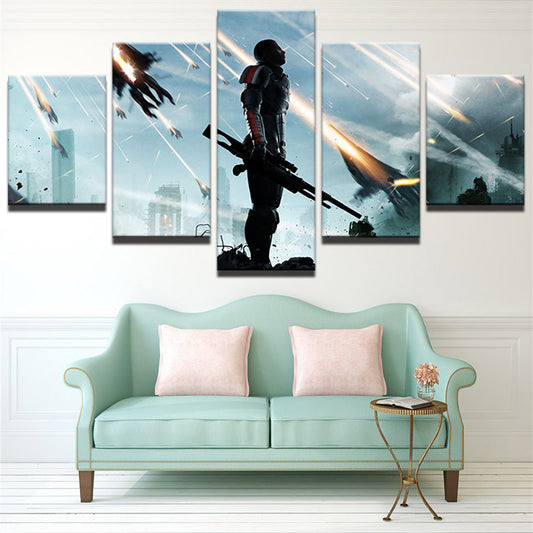 Mass Effect 3 Commander Shepard Wall Canvas