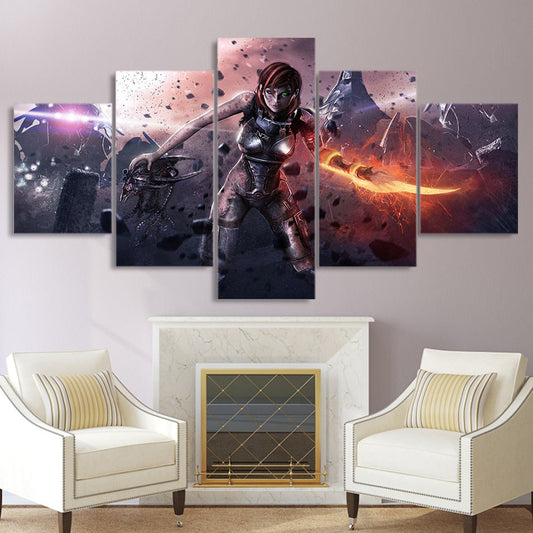 Mass Effect Commander Shepard Wall Canvas