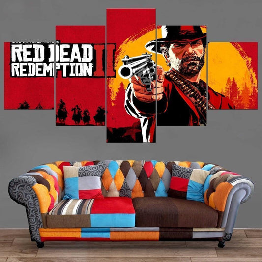 Red Dead Redemption 2 Wall Art Canvas 1