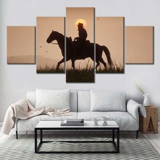 Red Dead Redemption 2 Wall Canvas 2