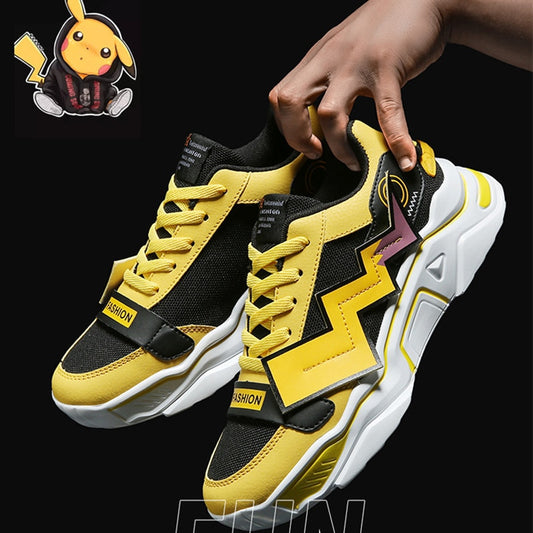 Anime Pikachu Men Casual Shoes