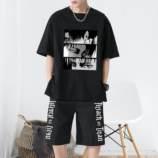 Attack on Titan Casual Shorts Set