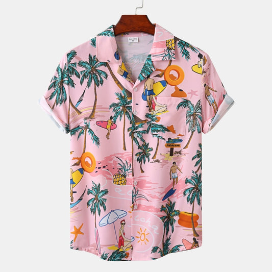Beach Coconut Tree Hawaiian Shirt