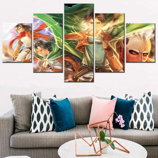 Attack on Titan Modern Paintings Wall Art Canvas