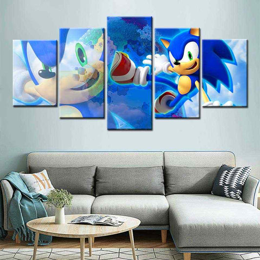 Sonic Lost World Wall Canvas