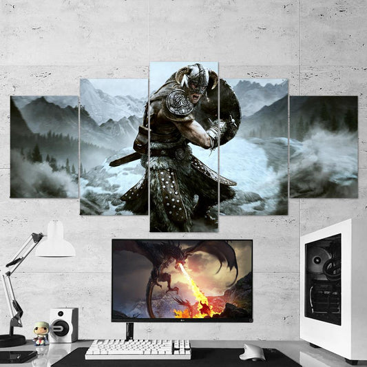 The Elder Scrolls V Skyrim Wall Art Canvas 3