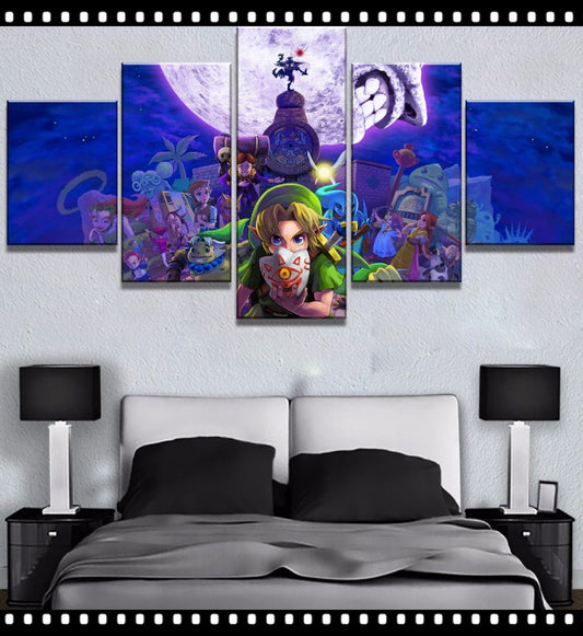 The Legend Of Zelda Majora's Mask Wall Art Canvas