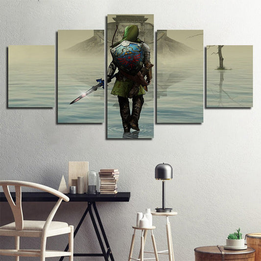 The Legend Of Zelda Ocarina Of Time Wall Canvas 1