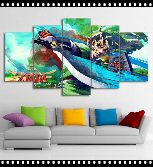 The Legend Of Zelda Skyward Sword Wall Art Canvas