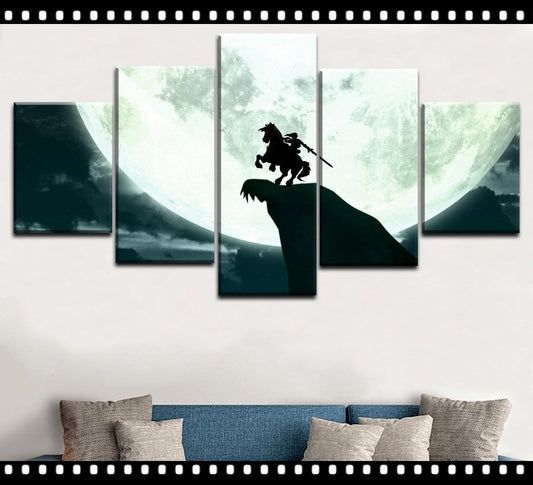 The Legend Of Zelda Twilight Princess Link Wall Canvas