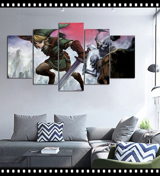 The Legend Of Zelda Twilight Princess Wall Canvas
