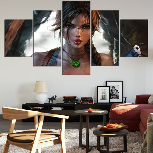 Tomb Raider Lara Croft Wall Canvas
